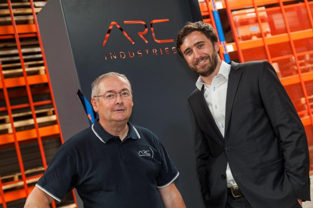 ARC Industries tôlerie avec MM. ARGOUD et de TELLIER