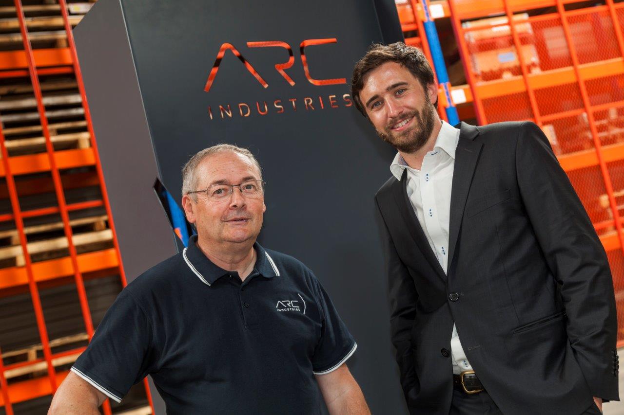 ARC Industries tôlerie avec MM. ARGOUD et de TELLIER