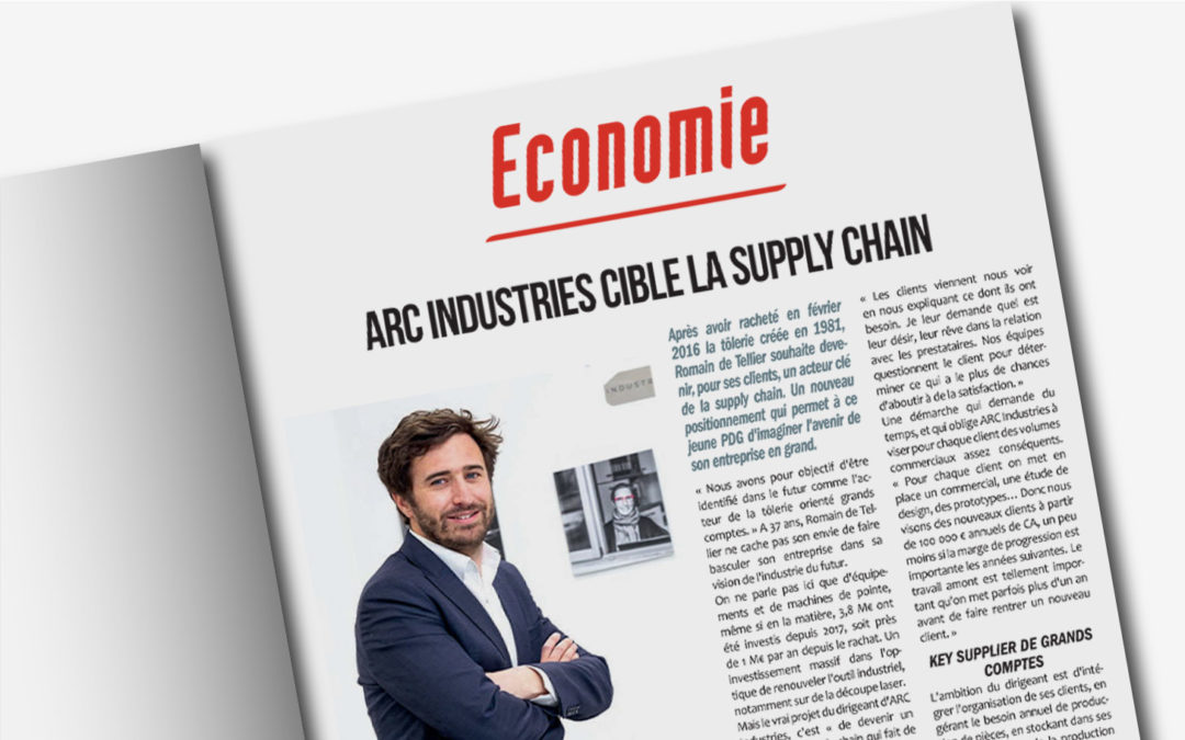 ARC Industries en couverture de l’Essor Isère : l’acteur clé de la supply chain grands comptes